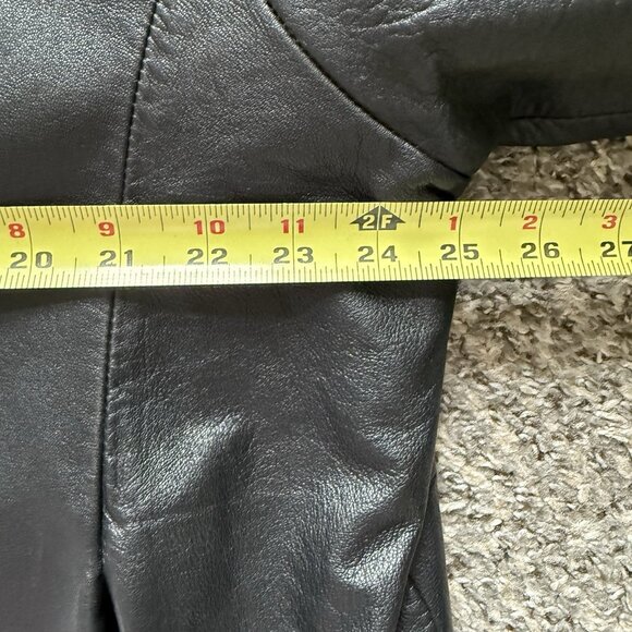 Vtg 90s Y2K Wilsons Pelle Studio Leather Thinsulate Lined Bomber Jacket Mens XLT - Picture 4 of 16